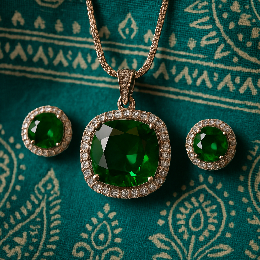 Emarald Noor Set by The Ethnic Loop